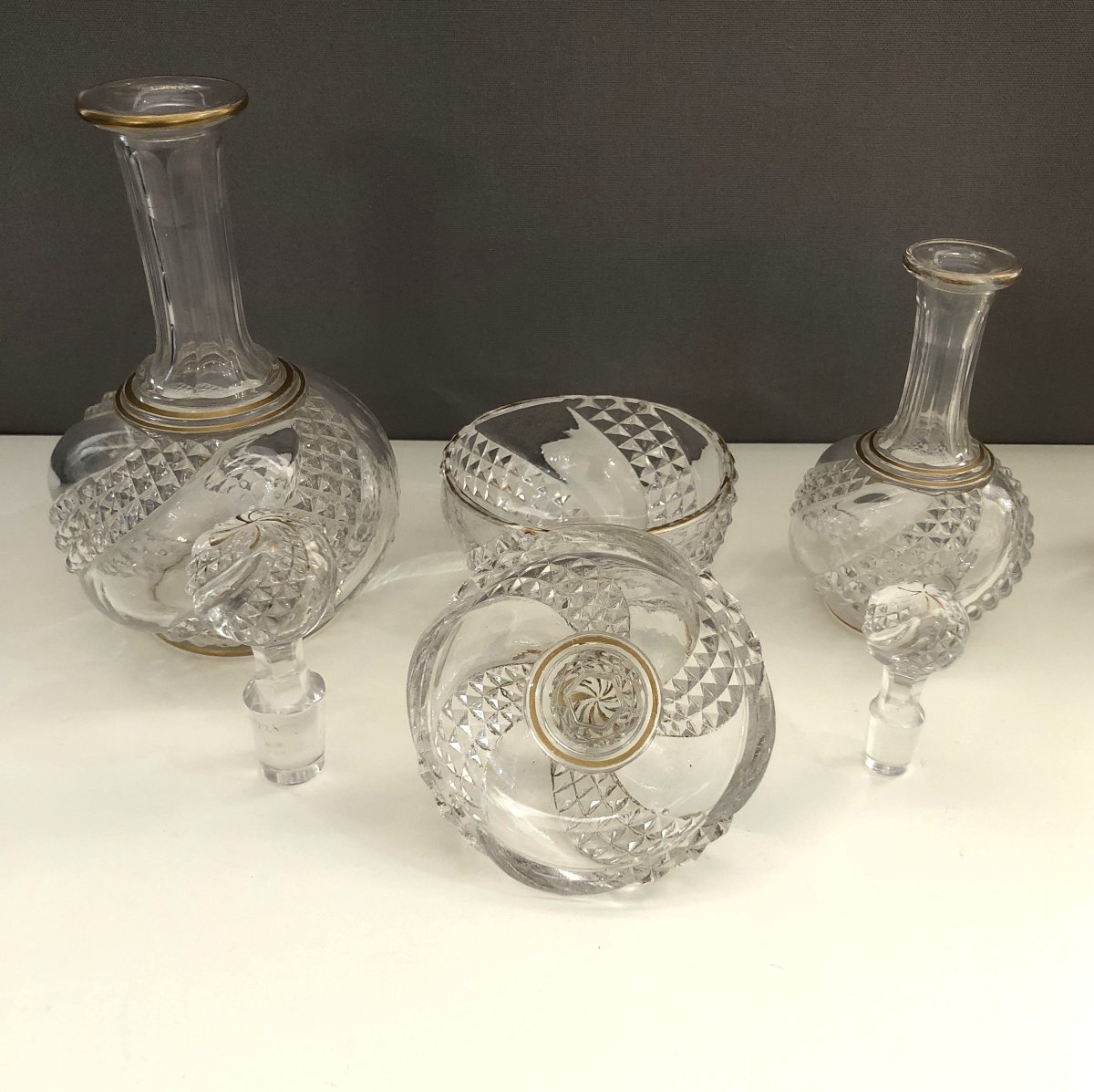 Baccarat Crystal Night/bedside Service, Serpentine Model-photo-3