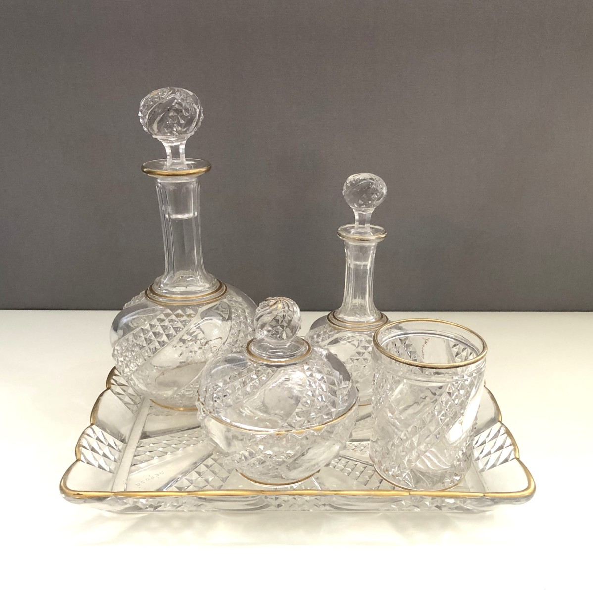 Baccarat Crystal Night/bedside Service, Serpentine Model