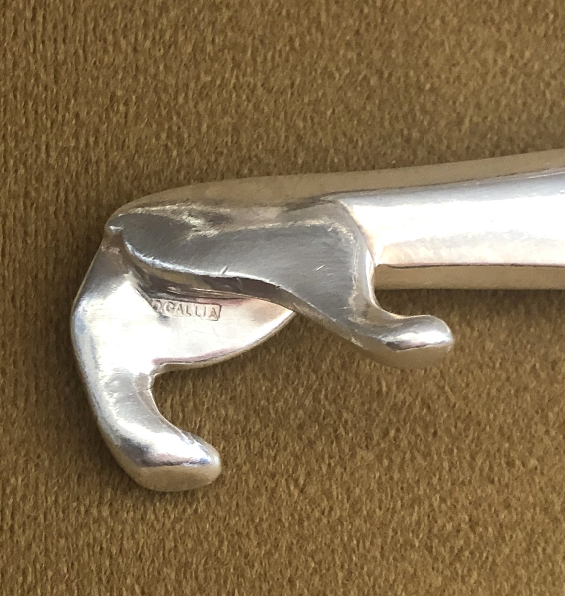 12 Animal Knife Holders Gallia (christofle House) By Sandoz In Silver Metal-photo-4