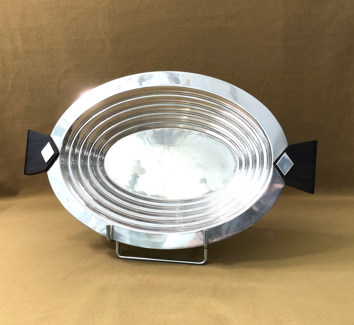 Christofle Art Deco Period Bread Basket - Fruit Basket In Silver Metal