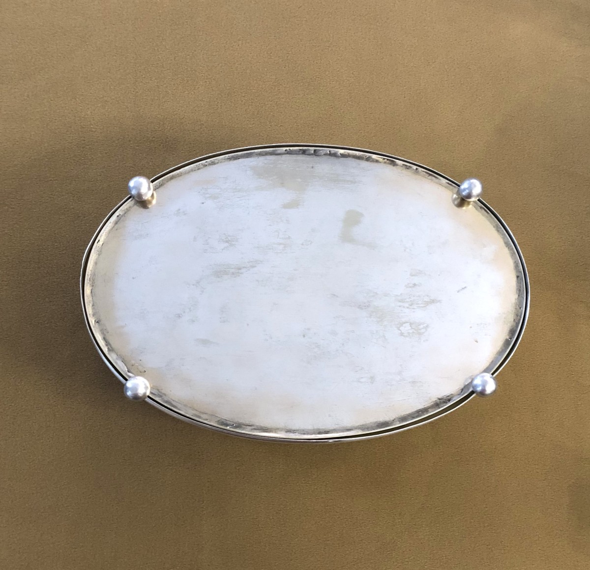FOUQUET LAPAR-  jardinière de table en argent massif MINERVE décor LOUIS XVI-photo-6
