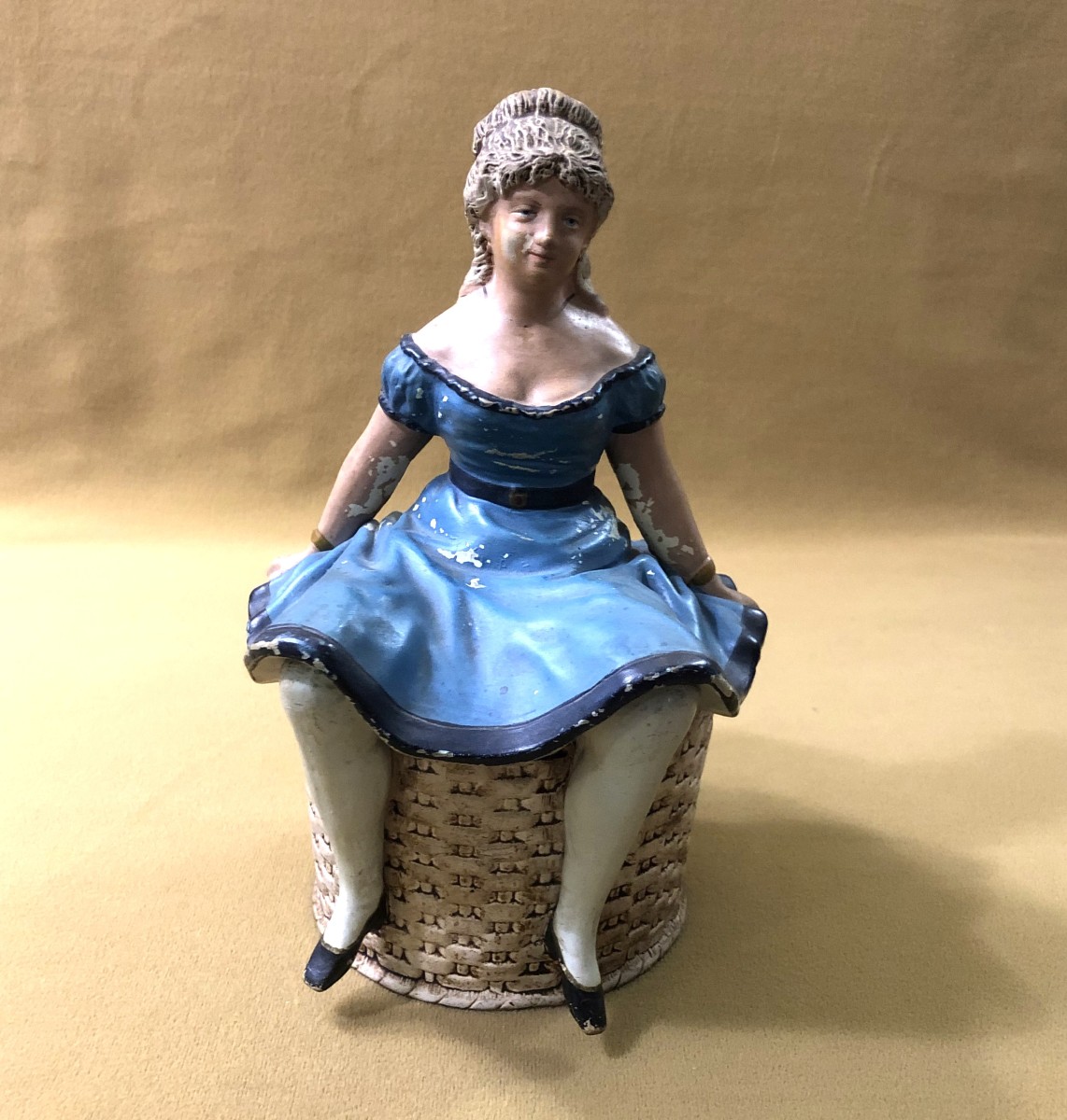 Bernard Bloch - Antique Terracotta Tobacco Jar Signed Bb 