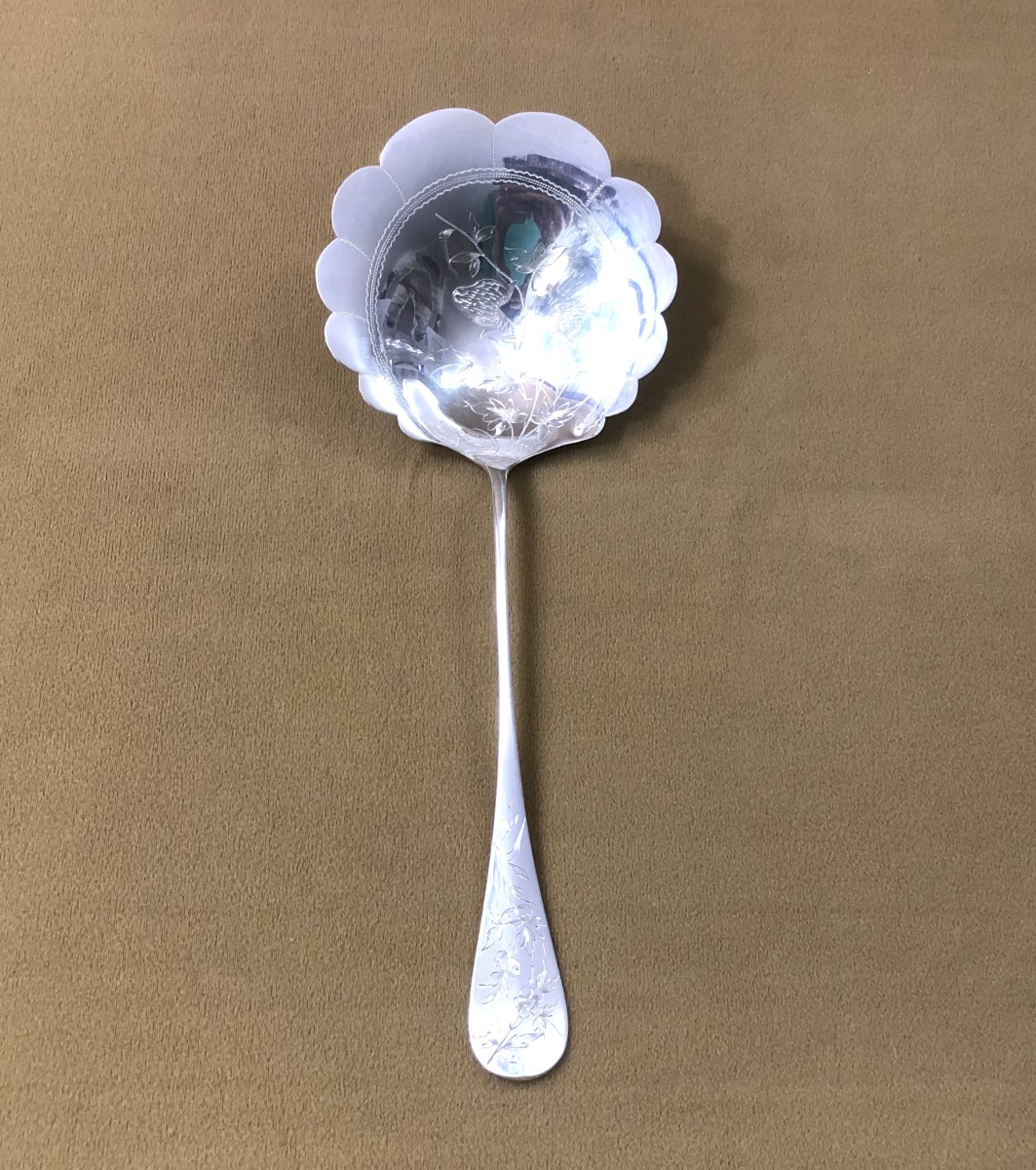 Henri Soufflot - Solid Silver Trowel, Minerva Hallmark-photo-1