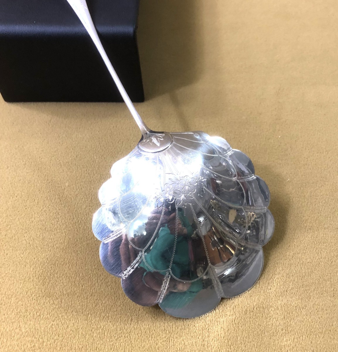 Henri Soufflot - Solid Silver Trowel, Minerva Hallmark-photo-6