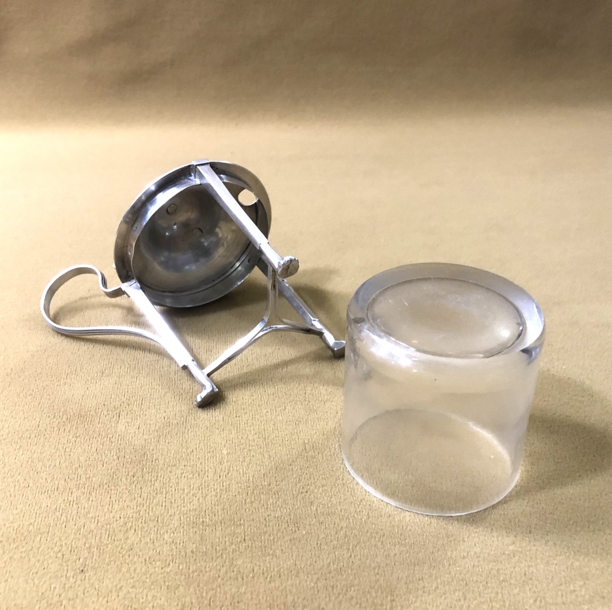 Solid Silver Mustard Pot From The Empire-consulate Period, Rooster Hallmark-photo-8