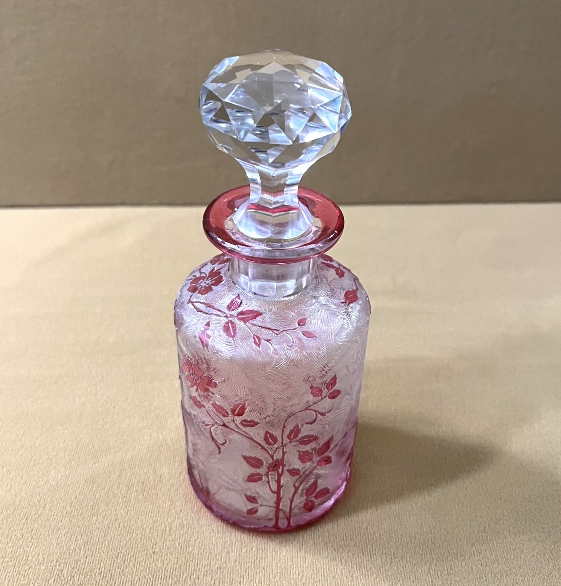 Baccarat - Old Crystal Perfume Bottle Model Eglantier-photo-4