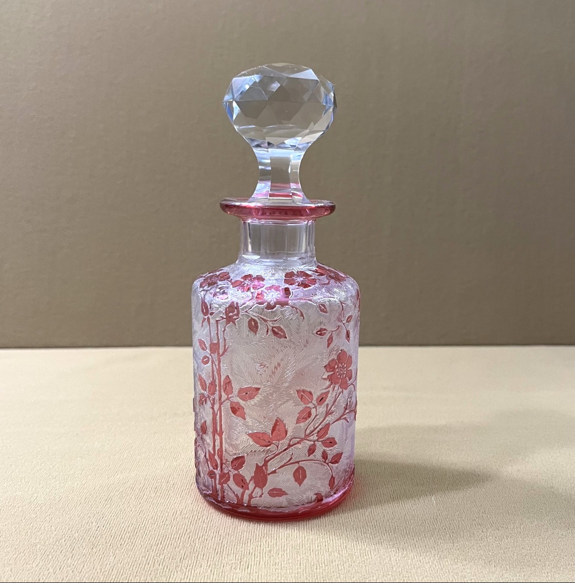 Baccarat - Old Crystal Perfume Bottle Model Eglantier