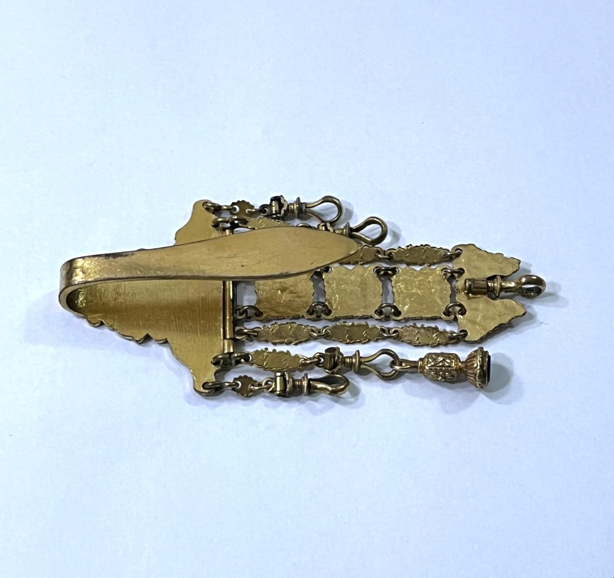 Antique Chatelaine Key Louis XVI Style In 18th Century Pomponne-photo-1
