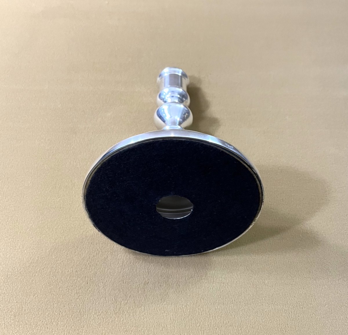 Christofle Silver-plated Metal Candlestick/torch, Albi Model-photo-2