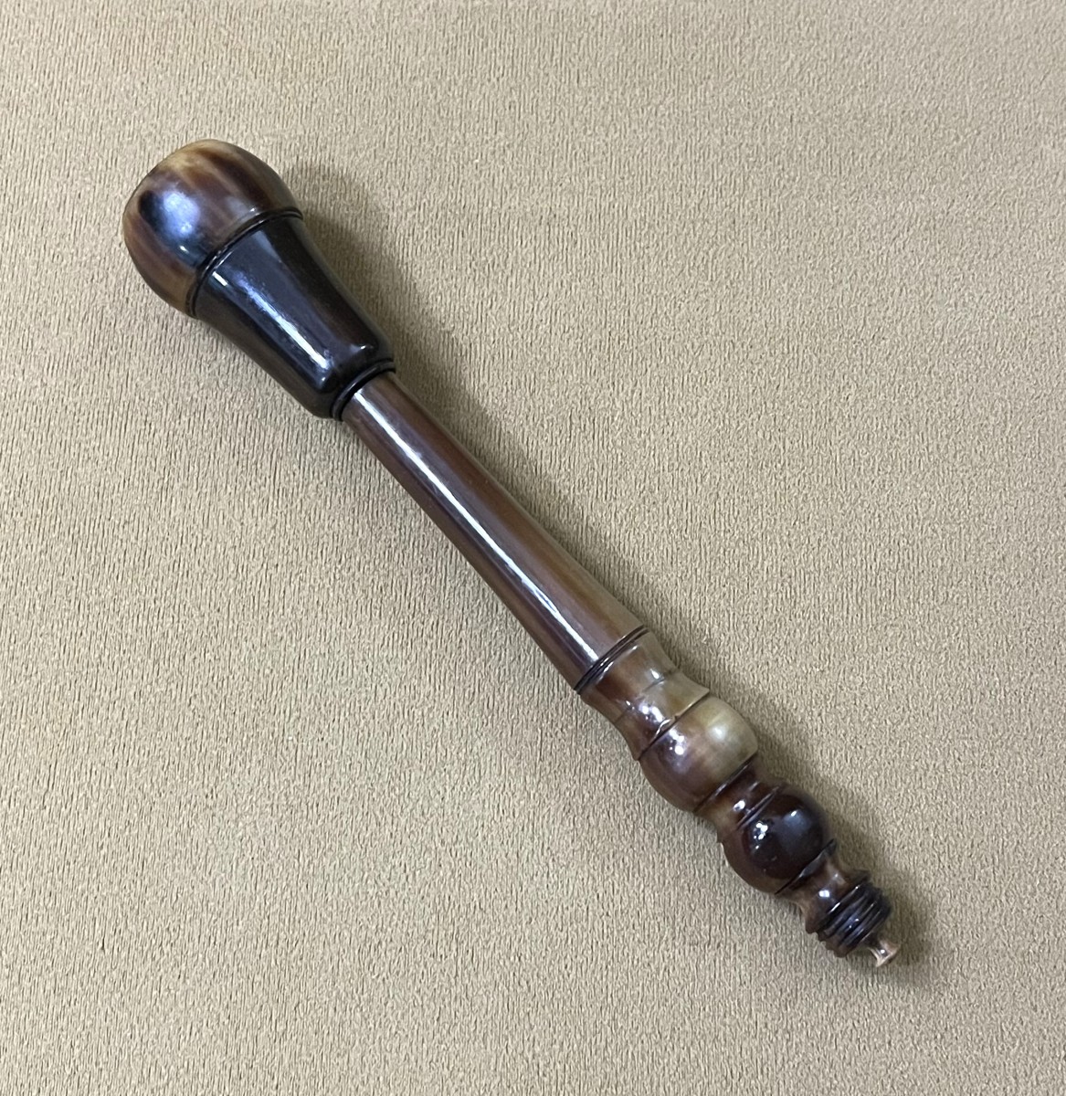 Antique "baradelle" Or Travel Writing Set Made Of Horn, Late 18th Century-photo-2