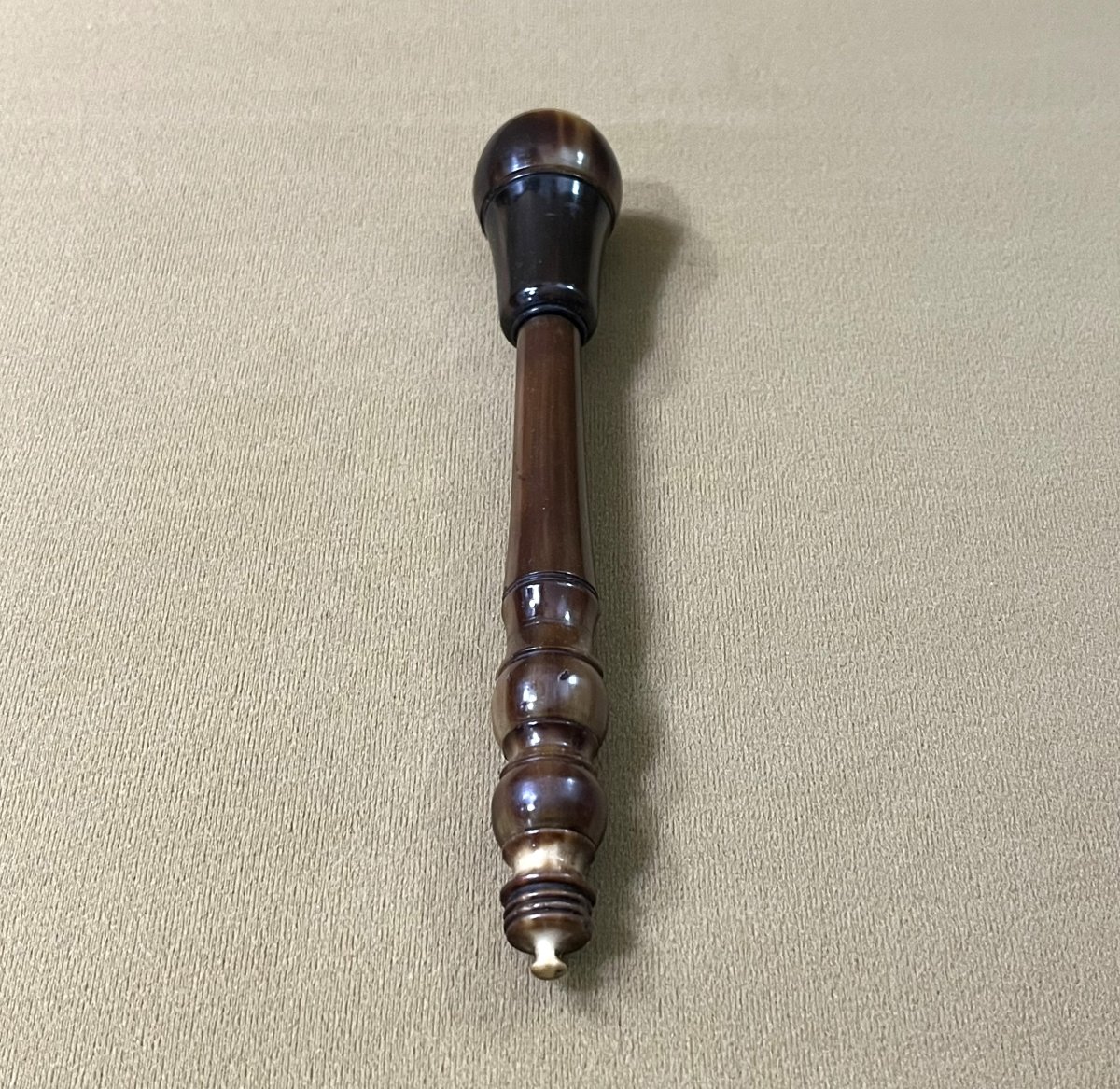 Antique "baradelle" Or Travel Writing Set Made Of Horn, Late 18th Century-photo-2
