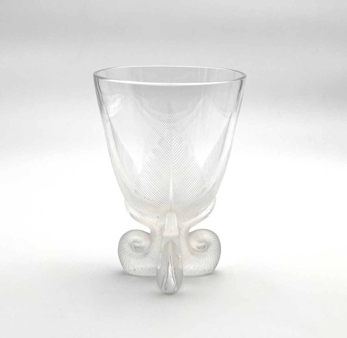 LALIQUE FRANCE - vase en cristal, modèle OSMONDE-photo-4