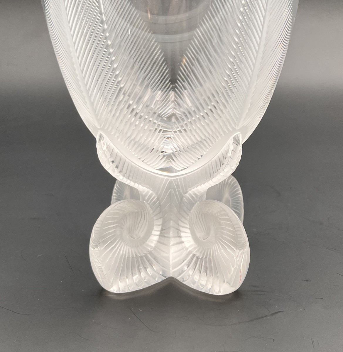 LALIQUE FRANCE - vase en cristal, modèle OSMONDE-photo-2