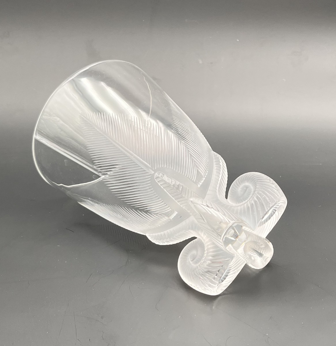 LALIQUE FRANCE - vase en cristal, modèle OSMONDE-photo-2