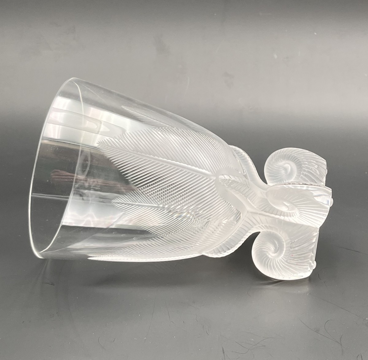 LALIQUE FRANCE - vase en cristal, modèle OSMONDE-photo-3