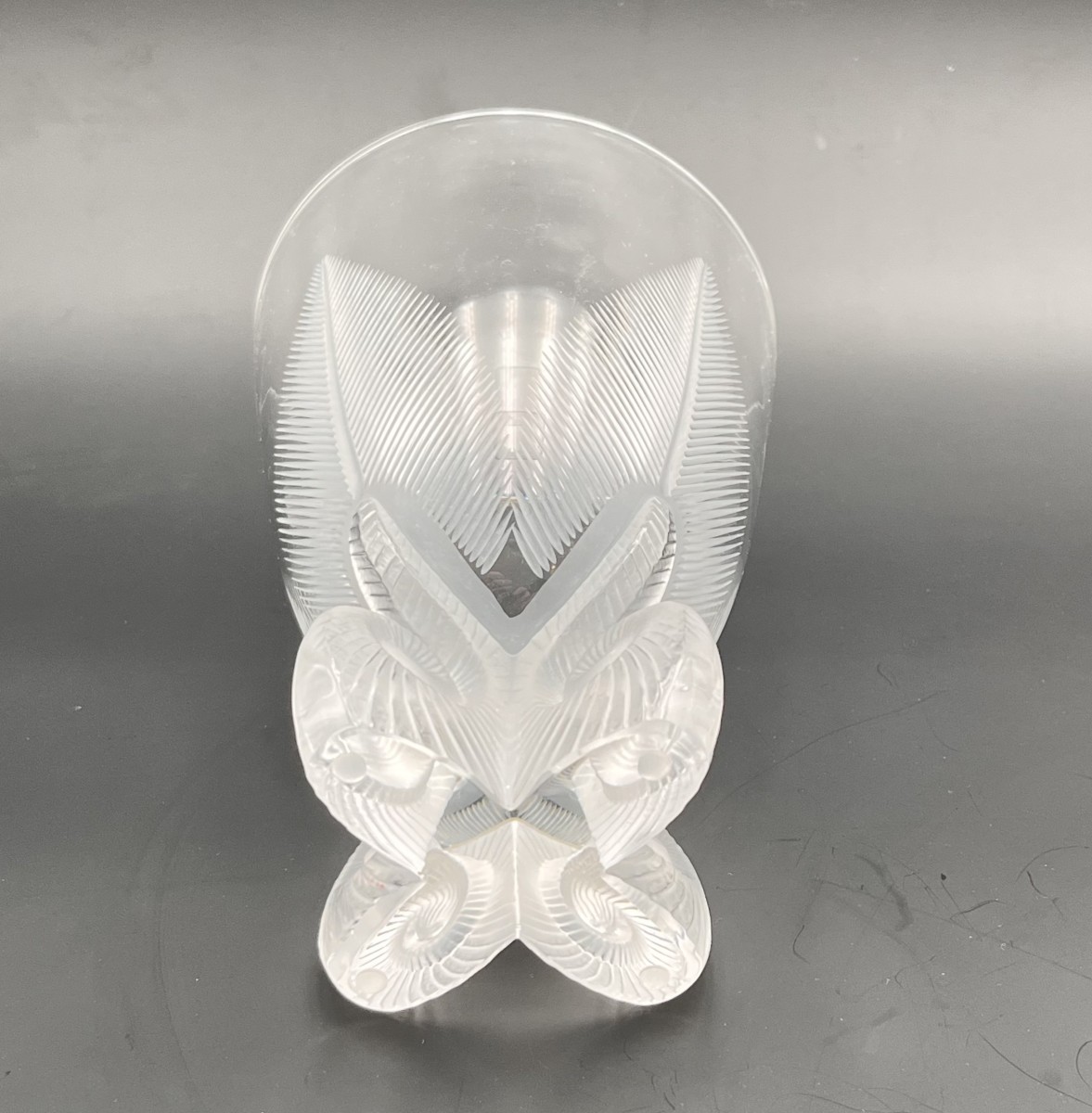 LALIQUE FRANCE - vase en cristal, modèle OSMONDE-photo-4