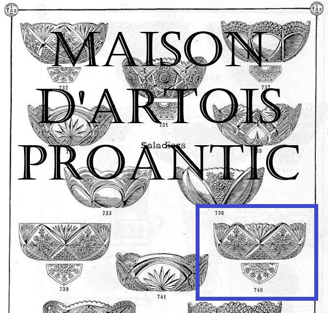 Baccarat - Large Cut Crystal Bowl/salad Bowl With Green Lining-photo-5