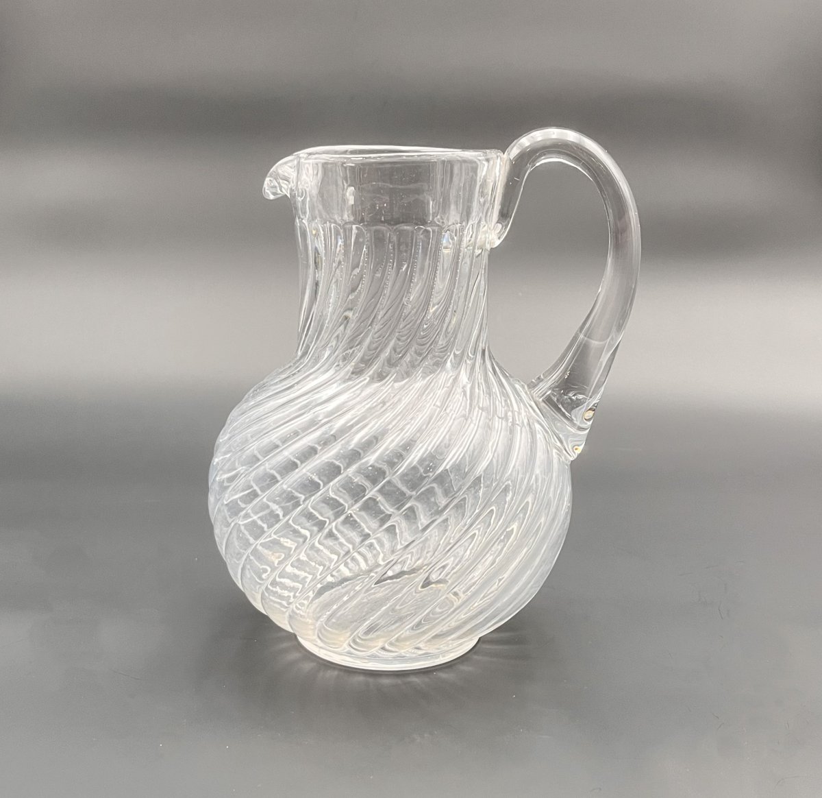 BACCARAT - ancien nécessaire de toilette en cristal, modèle BAMBOU-photo-3