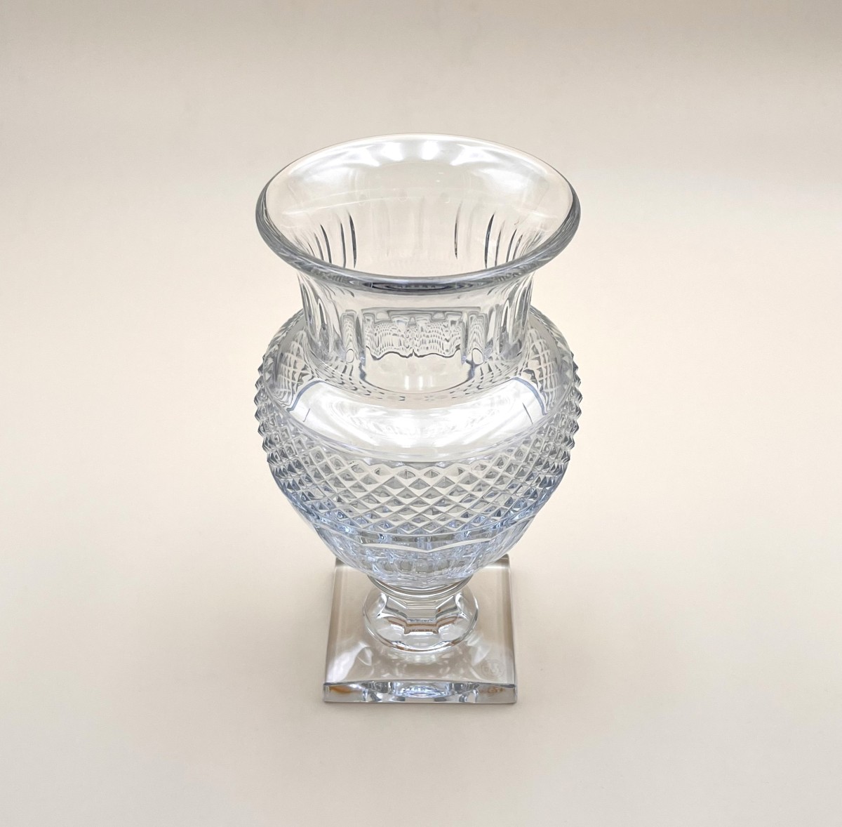 BACCARAT - vase MEDICIS en cristal taillé - modèle LAETITIA 22 cm-photo-3