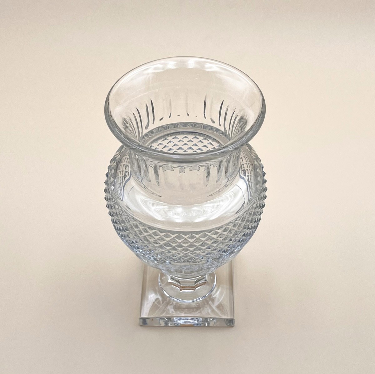BACCARAT - vase MEDICIS en cristal taillé - modèle LAETITIA 22 cm-photo-4