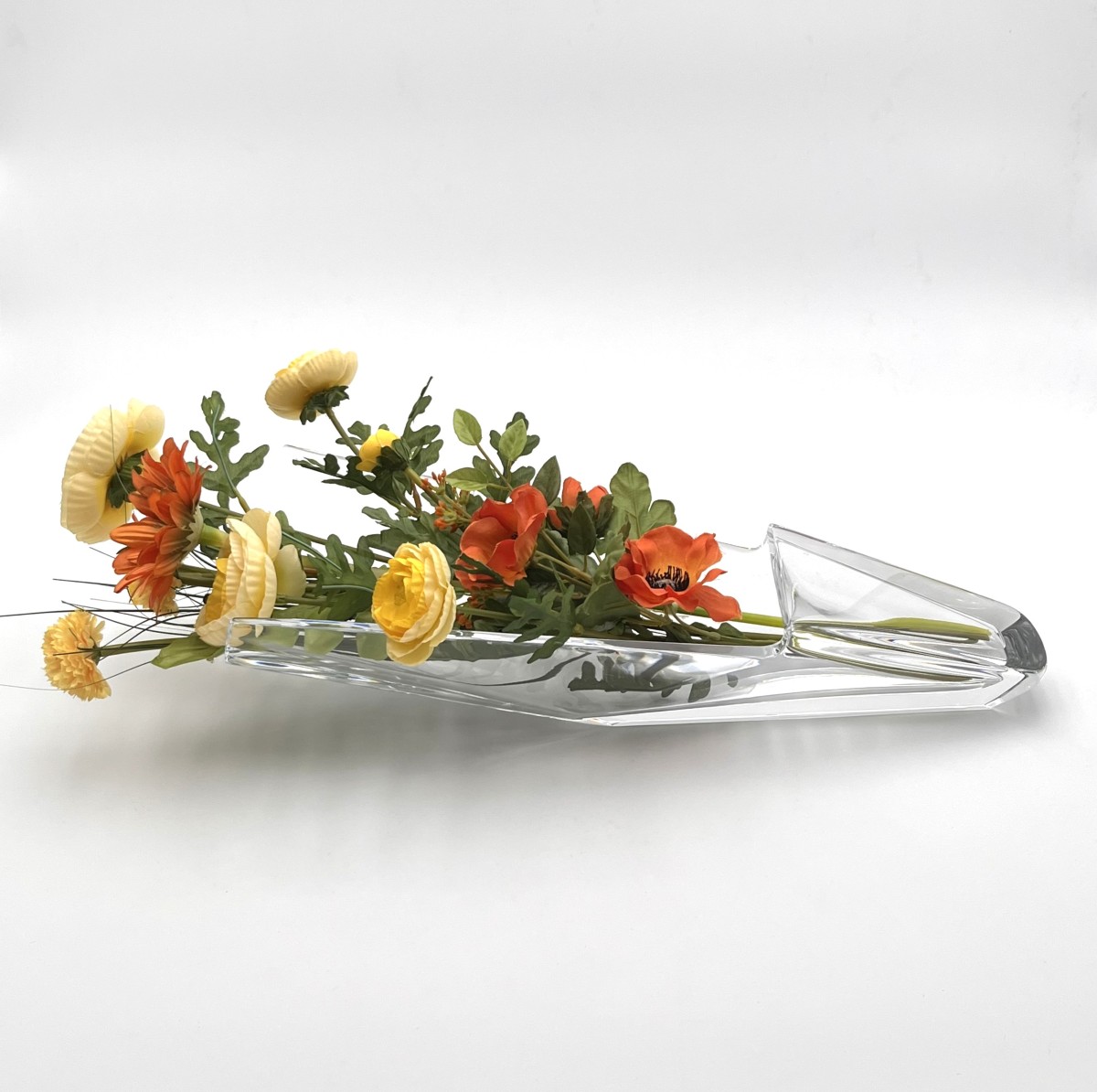 BACCARAT - vase couché en cristal estampillé - modèle DIVA 42 cm-photo-4