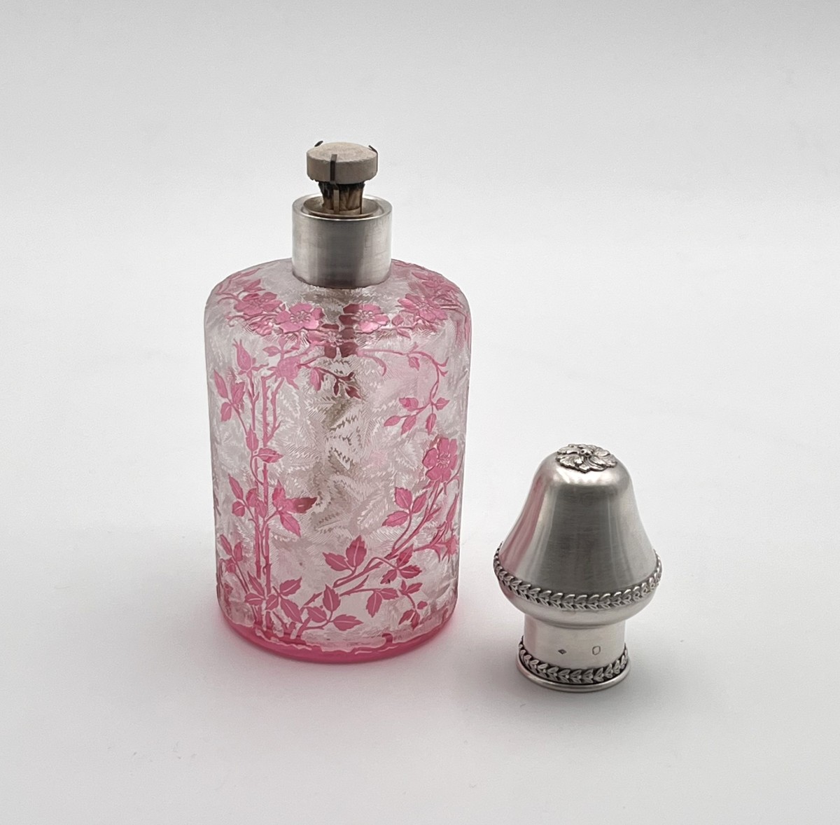 BACCARAT - diffuseur de parfum / lampe Berger en cristal gravé à l'acide - modèle EGLANTIER-photo-4