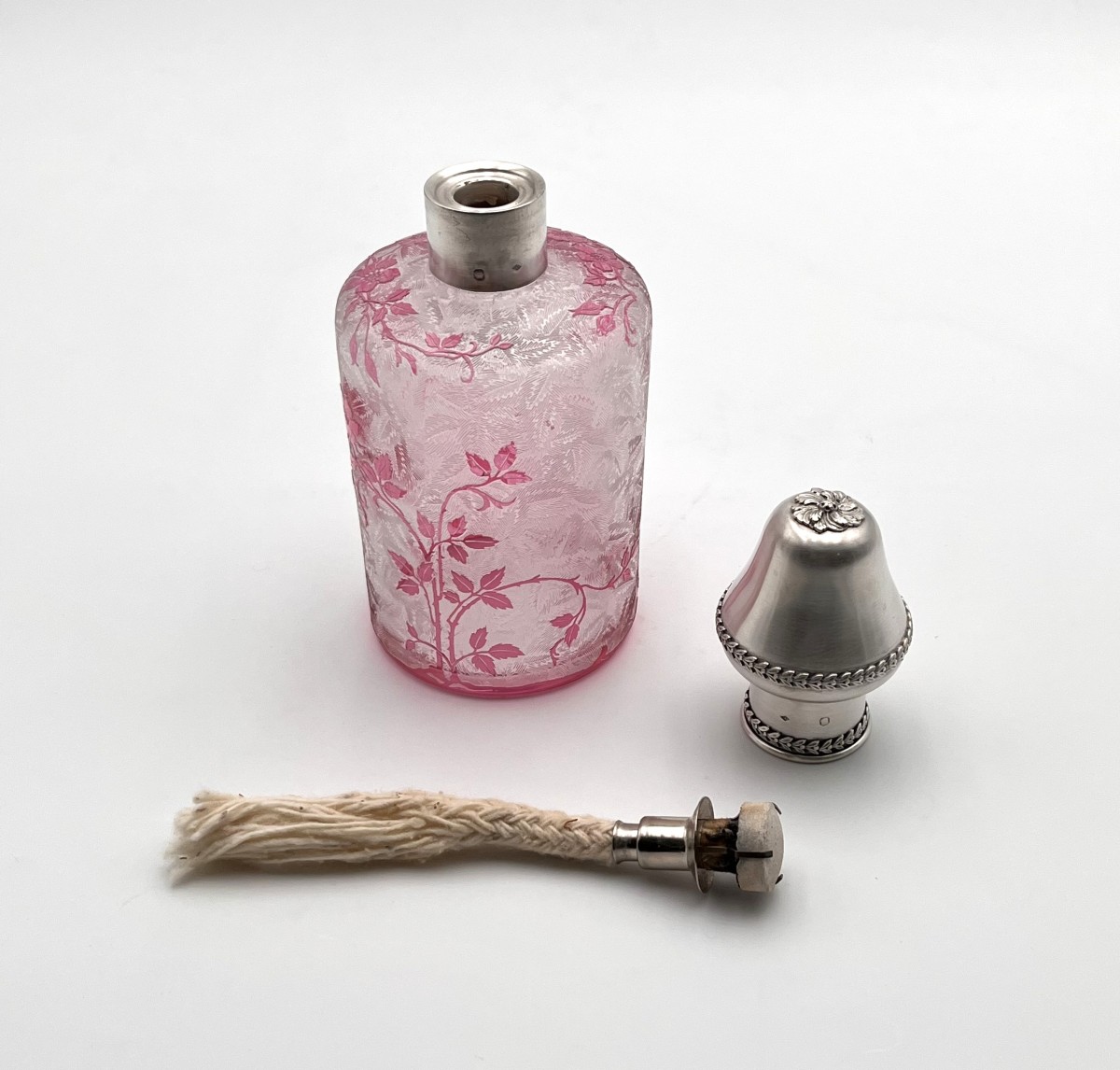 BACCARAT - diffuseur de parfum / lampe Berger en cristal gravé à l'acide - modèle EGLANTIER-photo-5