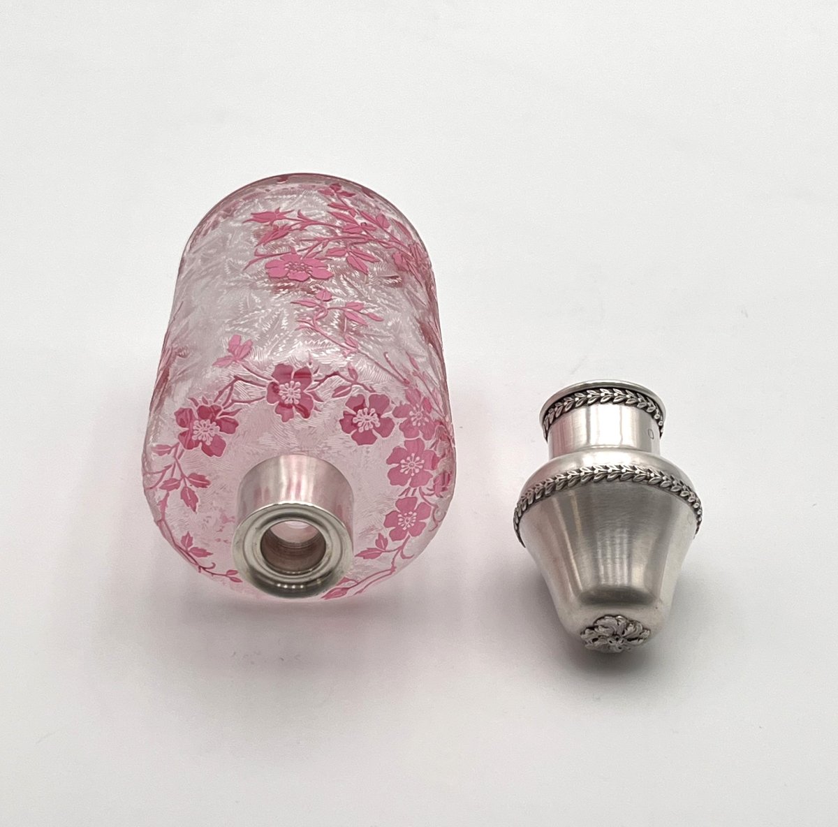 BACCARAT - diffuseur de parfum / lampe Berger en cristal gravé à l'acide - modèle EGLANTIER-photo-7
