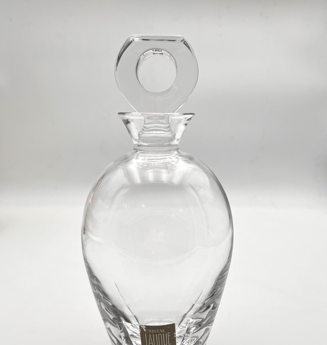 LALIQUE - carafe en cristal signée modèle HIGHLANDS-photo-3