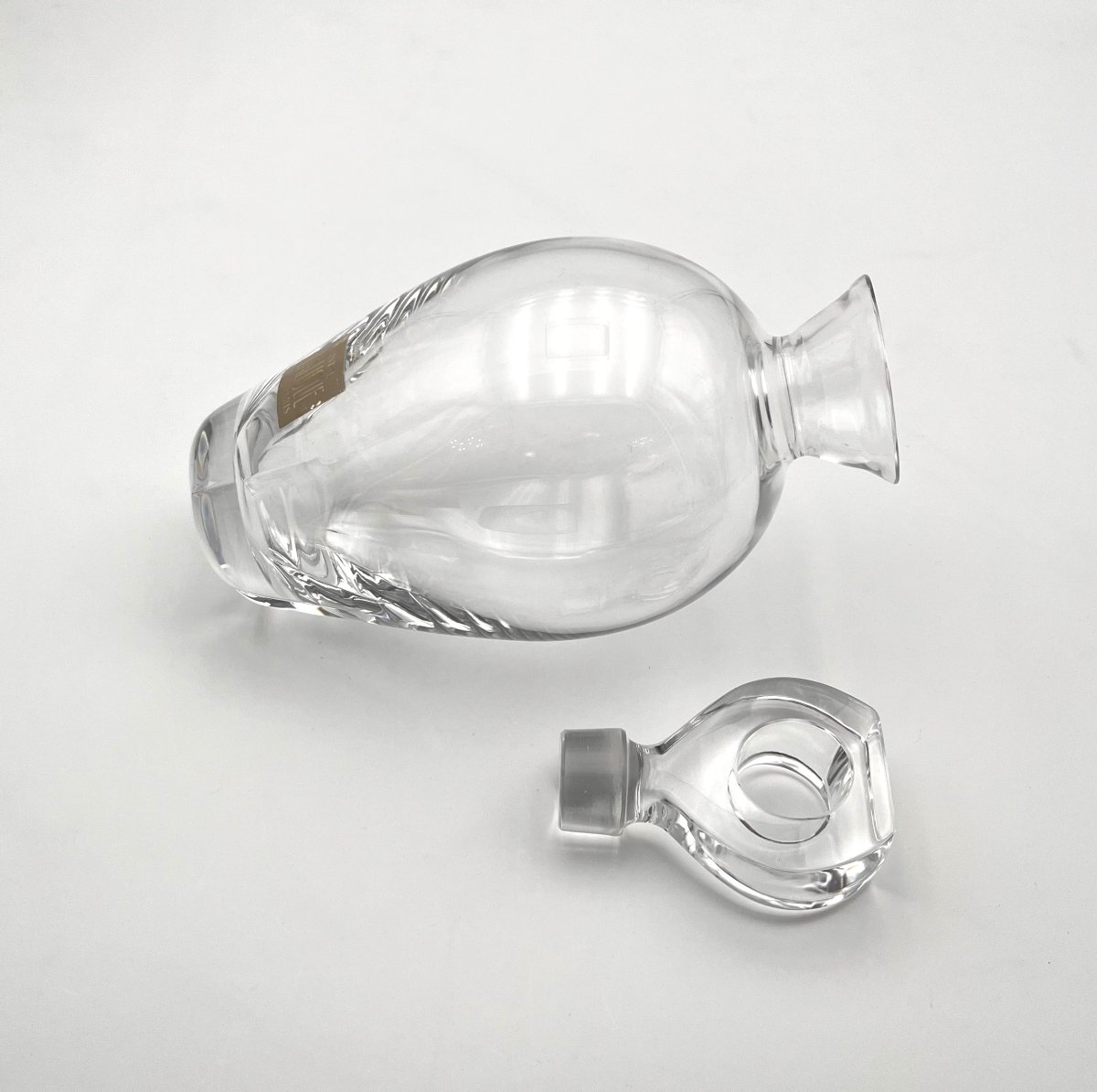 LALIQUE - carafe en cristal signée modèle HIGHLANDS-photo-3