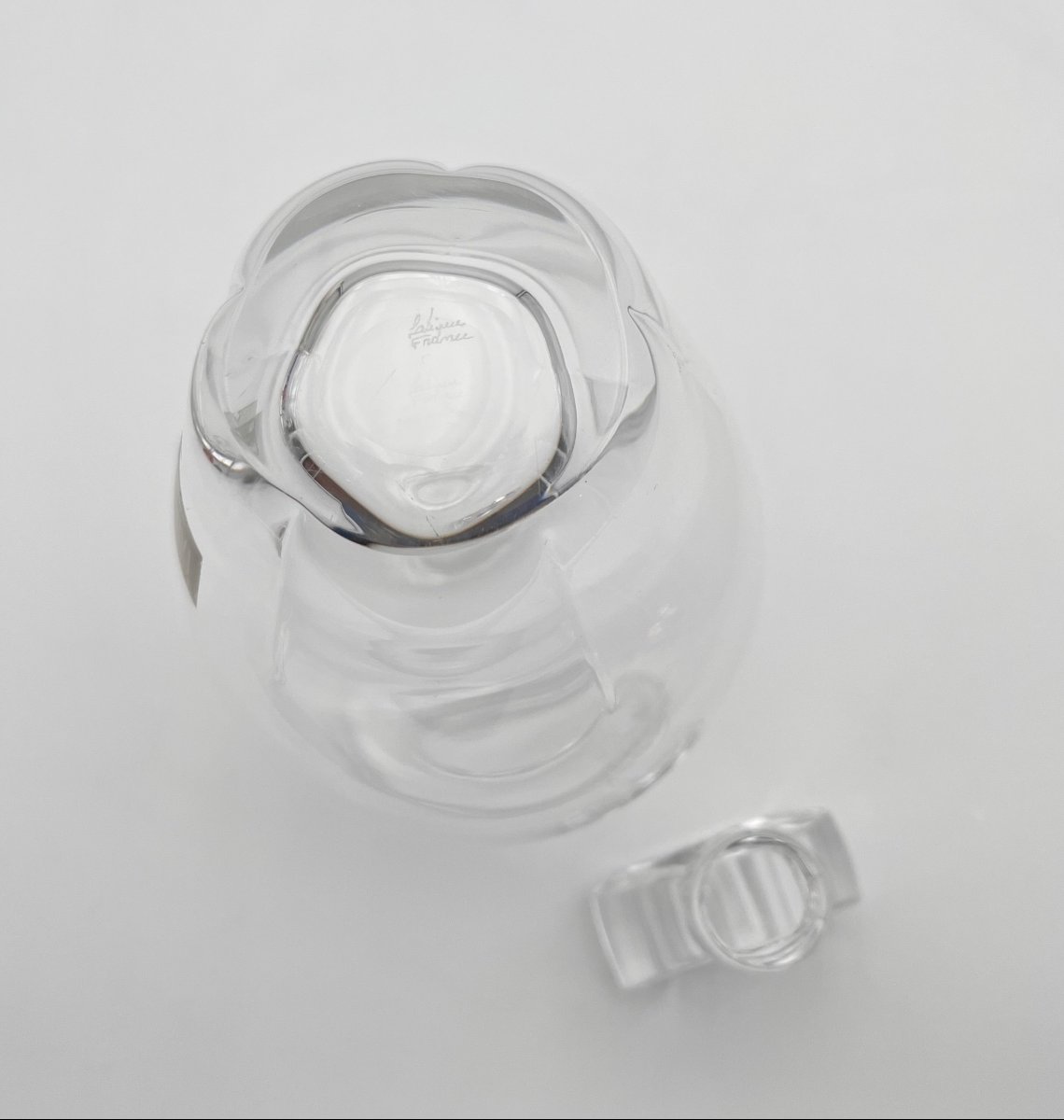 LALIQUE - carafe en cristal signée modèle HIGHLANDS-photo-5