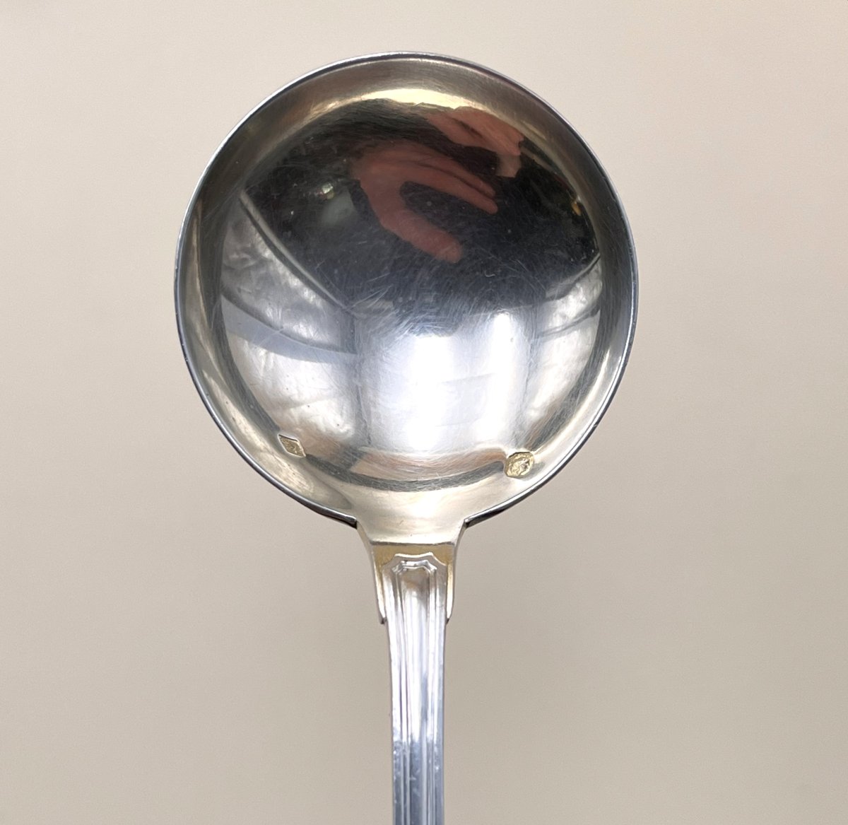 Lapparra & Gabriel - Minerve Solid Silver Sugar / Jam Ladle-photo-3