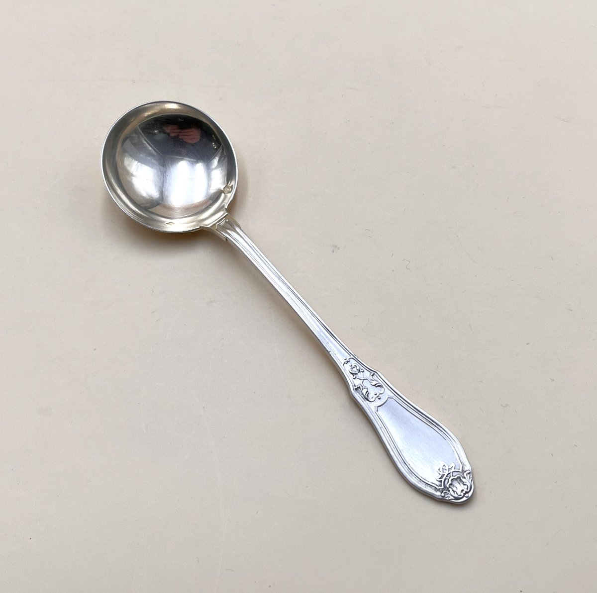 Lapparra & Gabriel - Minerve Solid Silver Sugar / Jam Ladle-photo-1