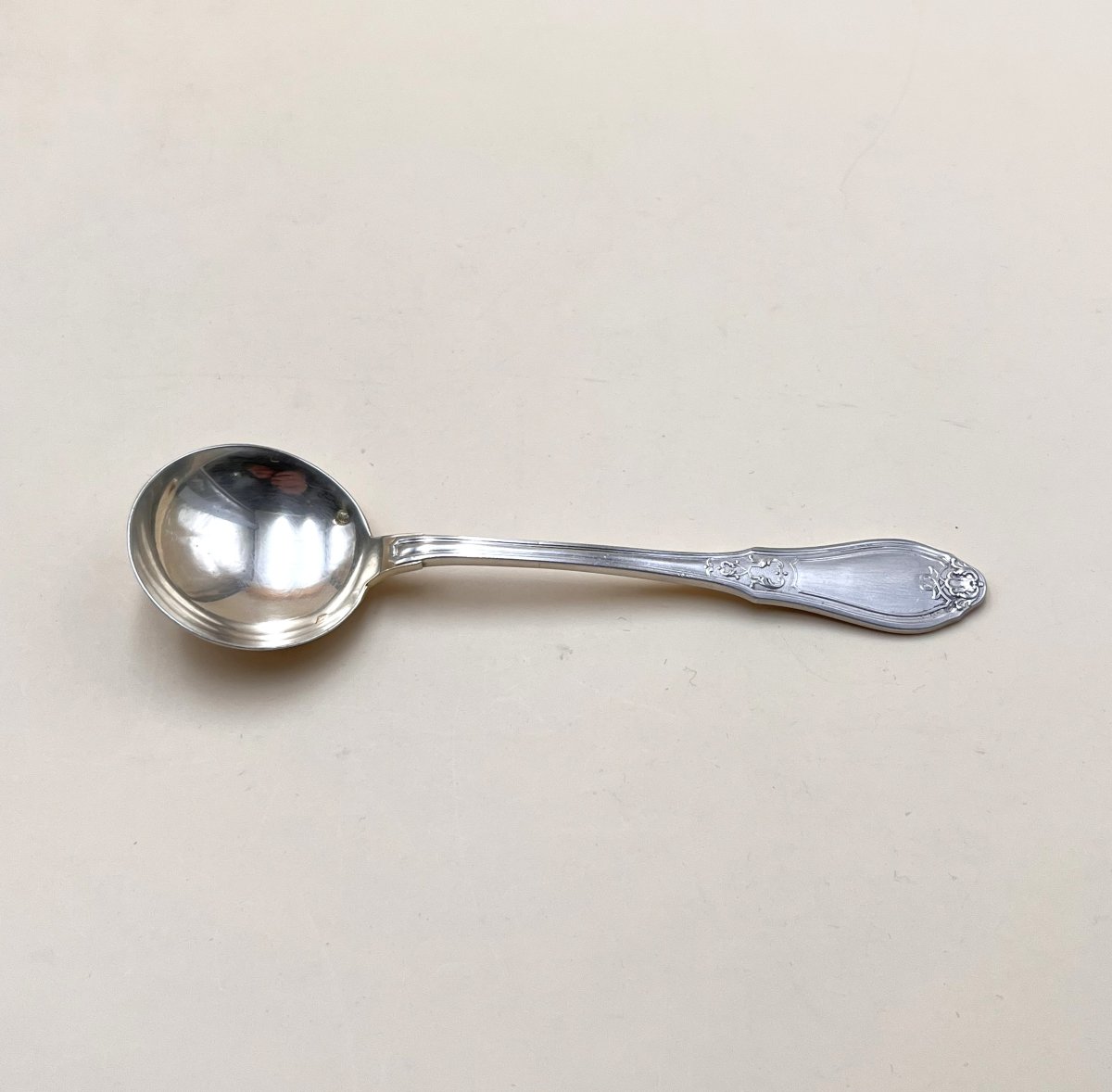Lapparra & Gabriel - Minerve Solid Silver Sugar / Jam Ladle-photo-2