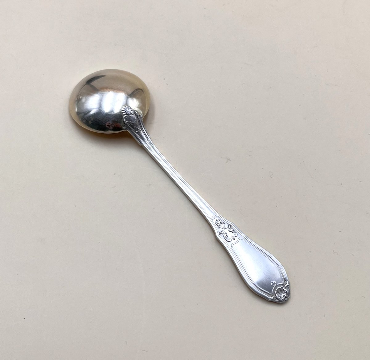 Lapparra & Gabriel - Minerve Solid Silver Sugar / Jam Ladle-photo-4