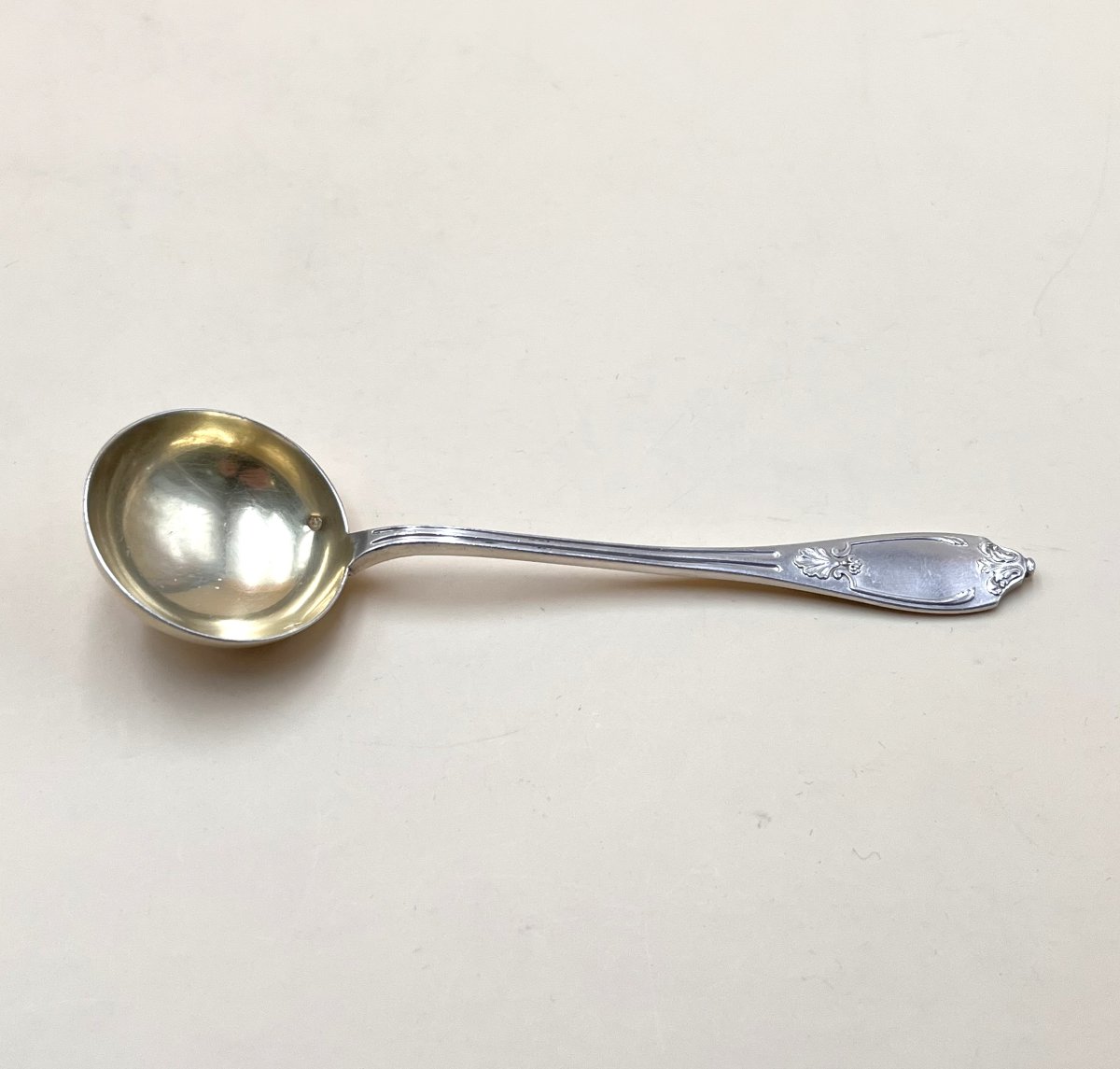 Léontine Compère - Minerve Solid Silver Sugar / Jam Ladle-photo-1