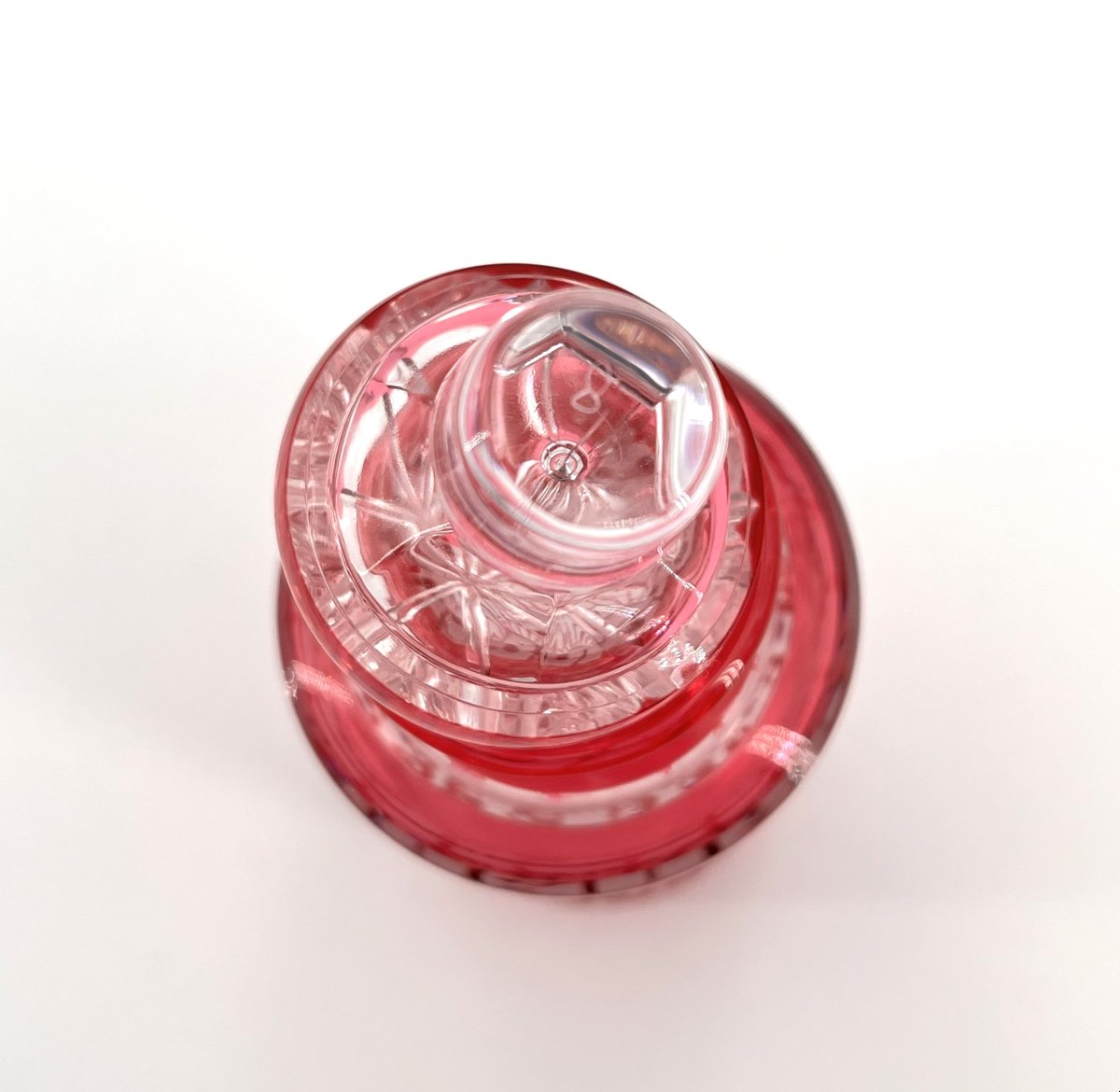 Cristalleries De Nancy - Art Deco Period Perfume Bottle In Acid-etched Crystal-photo-1