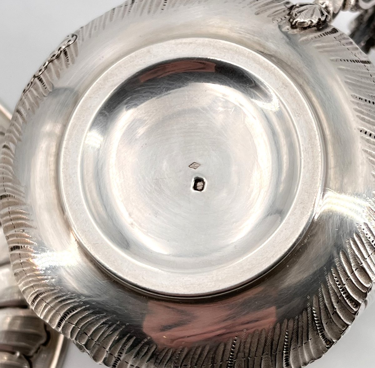 Alexandre Tortez - Lunch / Chocolate Cup In Sterling Silver, Hallmark Minerve-photo-8