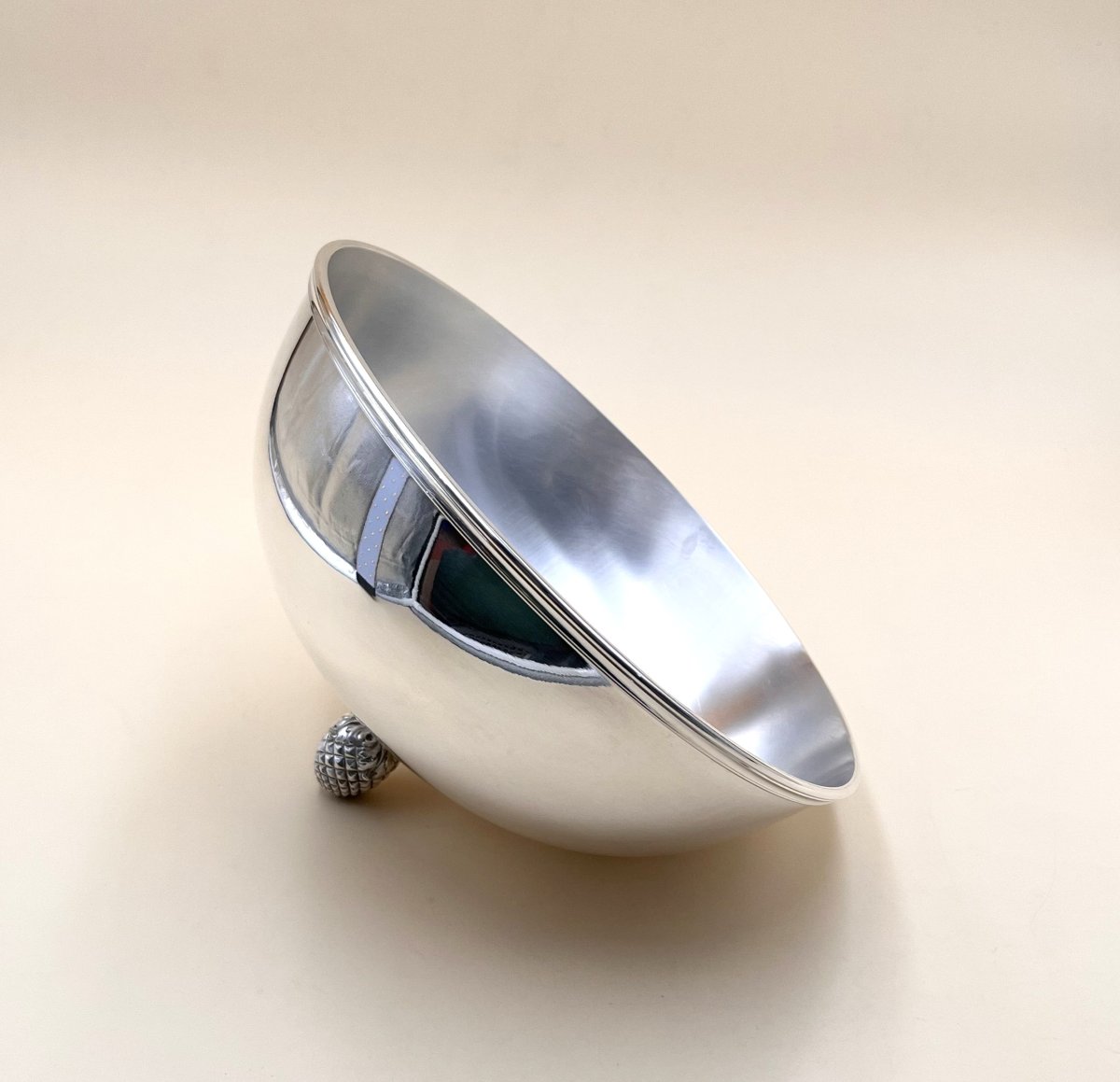 Christofle - Silver-plated Serving Bell-photo-6