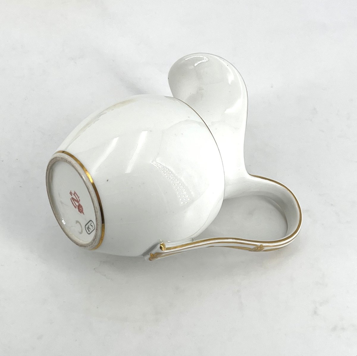 Porcelain Pitcher/creamer From Sèvres, Part Of Napoleon III’s Imperial Service—1858-photo-4