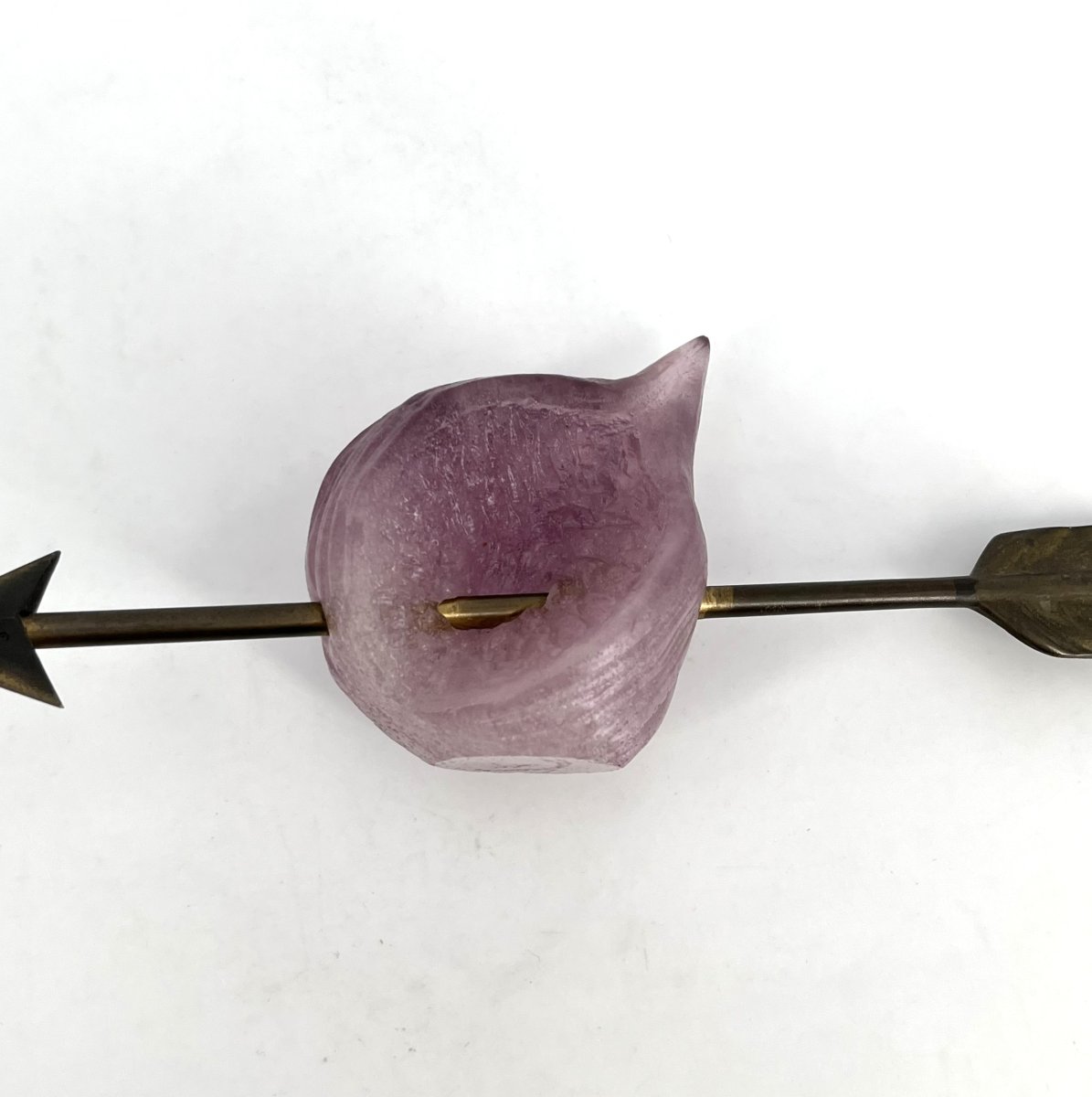 "figue" Sculpture In Glass Paste, Signed By Daum France And Hilton Mac Connico-photo-6