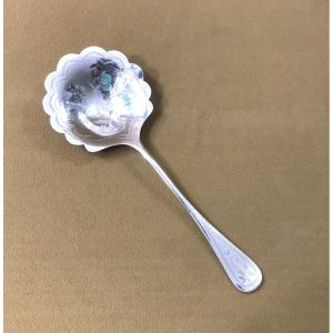 pelle à fraise en argent massif, poinçon MINERVE