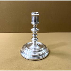 Christofle Silver-plated Metal Candlestick/torch, Albi Model