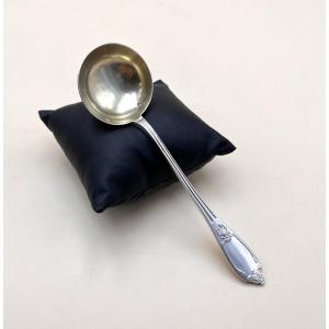 Léontine Compère - Minerve Solid Silver Sugar / Jam Ladle