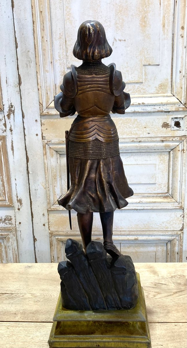 Bronze Joan Of Arc By Georges Omerth -photo-1