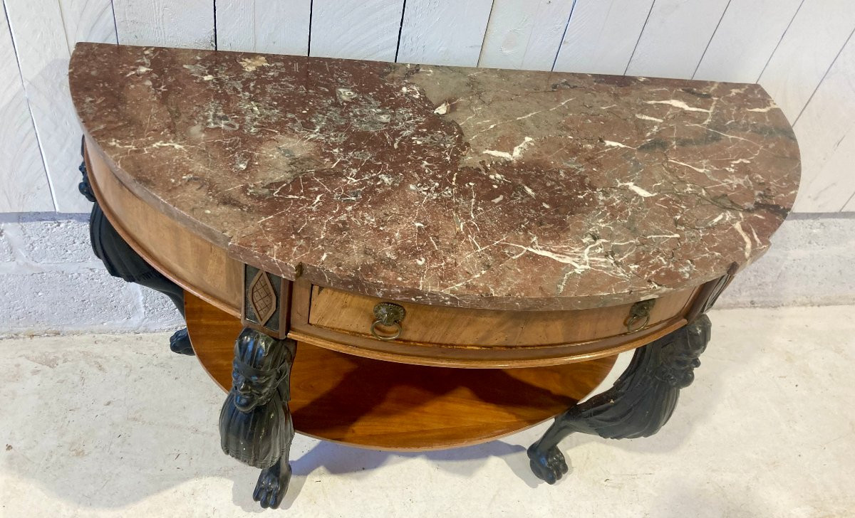 Console bustes pattes de lion -photo-5