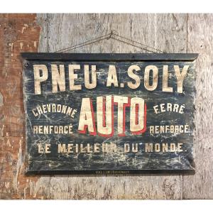 Publicité pneus SOLY