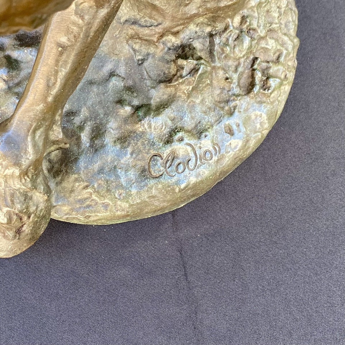 Bronze Young Faun Clodion-photo-4