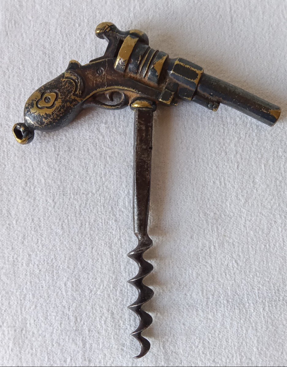 Figurative Corkscrew Revolver Guinot 1900-photo-2