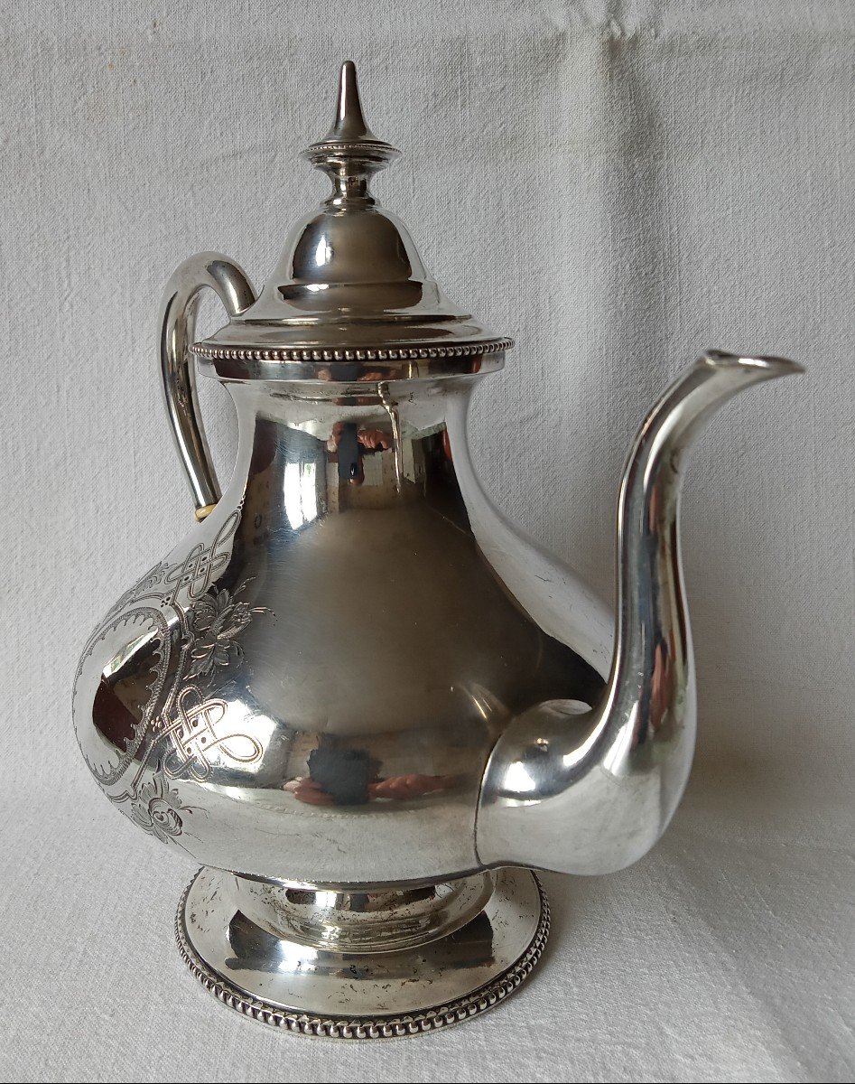 German Sterling Silver Teapot. Schwäbisch Gmünd 1850 Dominik Koett-photo-2